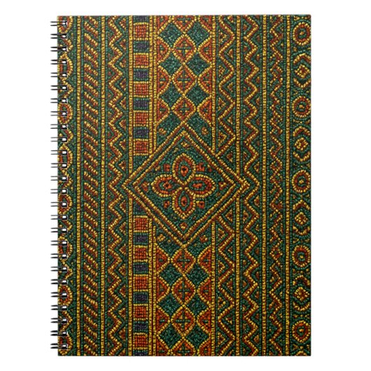 Cahier Africain Perlé Kente (Devant)