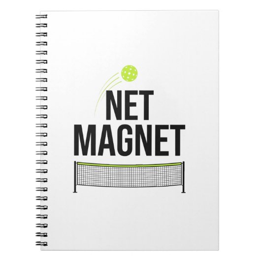 Cahier aimanté drôle pour filet de Pickleball (Devant)