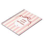 Cahier alimenté par des pensées heureuses | Journa (Côté gauche)