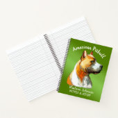 Cahier American Pitbull retour à l'école (Intérieur)