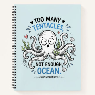 Cahier Amoureux de l'Océan aux Trop de Tentacules