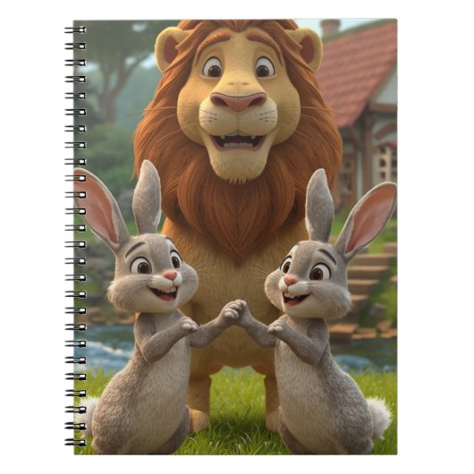 Cahier Animaux Mignons de Rentrée des Classes (Devant)