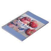 Cahier aquarelle de recettes de maman pomme rouge (Côté gauche)