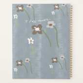 Cahier Aquarelle Fleurs D'automne (Dos)