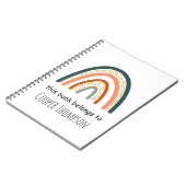 Cahier arc-en-ciel appartient aux enfants (Côté gauche)