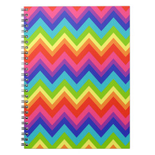 Cahier Arc-en-ciel brillant