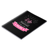 Cahier "Ardoise" avec une citation pour Maman (Côté gauche)