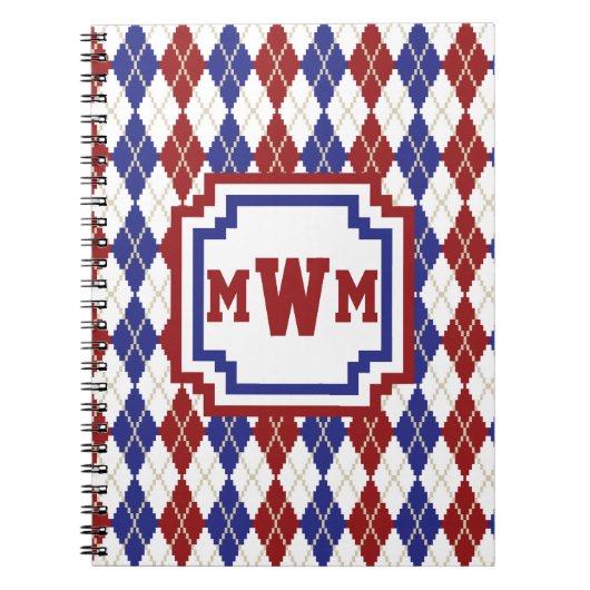 Cahier Argyle Americana (Devant)