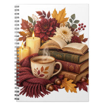 Cahier Automnal de Livres et de Café Cosy