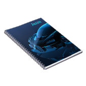 Cahier Automobile Thème Voiture Bleue (Côté Droit)