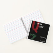 Cahier avec conception typographique (Intérieur)