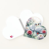Cahier avec cygnes (Intérieur)
