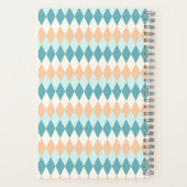 Cahier avec design bohème de plage et de planche d (Verso)