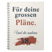 Cahier avec devise: Grands projets et ... (Devant)