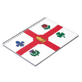 Cahier avec drapeau de Montréal, Canada (Côté gauche)