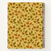 Cahier Avec Feuilles D'automne (Dos)