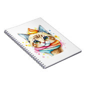 Cahier avec glace et chat (Côté Droit)