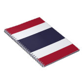 Cahier avec le drapeau de la Thaïlande (Côté Droit)