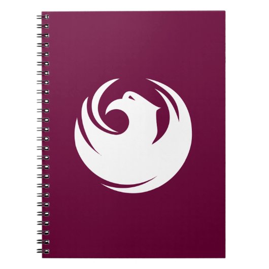 Cahier avec le drapeau de la ville de Phoenix (Devant)