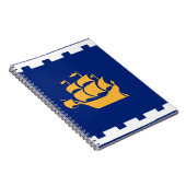 Cahier avec le drapeau de la ville de Québec (Côté Droit)