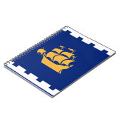 Cahier avec le drapeau de la ville de Québec (Côté gauche)