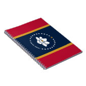 Cahier avec le drapeau de l'État du Mississippi, É (Côté Droit)