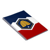 Cahier avec le drapeau de l'Utah, États-Unis (Côté Droit)
