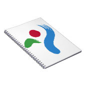 Cahier avec le drapeau de Séoul, Corée du Sud (Côté Droit)