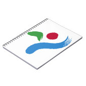 Cahier avec le drapeau de Séoul, Corée du Sud (Côté gauche)