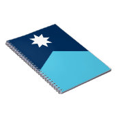 Cahier avec le drapeau du Minnesota, États-Unis (Côté Droit)