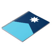 Cahier avec le drapeau du Minnesota, États-Unis (Côté gauche)