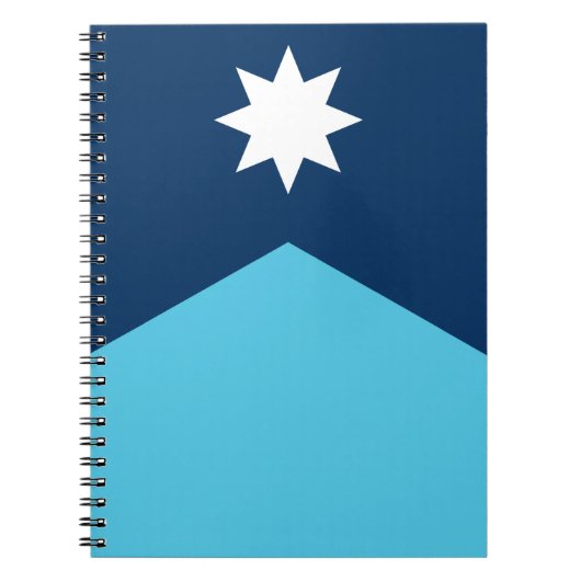 Cahier avec le drapeau du Minnesota, États-Unis (Devant)
