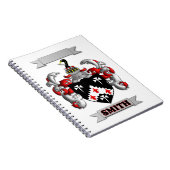 Cahier avec nom de famille Smith et blason (Côté Droit)