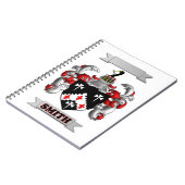 Cahier avec nom de famille Smith et blason (Côté gauche)