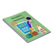 Cahier avec nom personnalisé, Cahier de rentrée sc (Côté Droit)