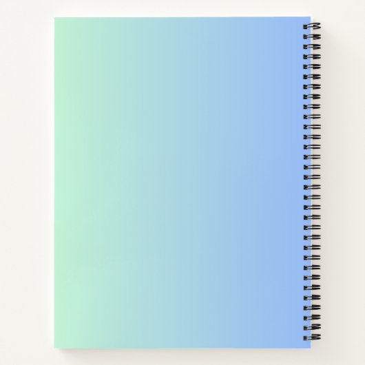 Cahier avec une image d'un garçon (Dos)