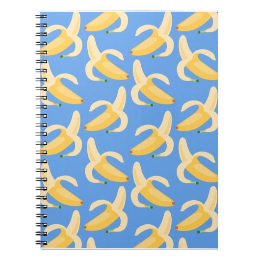 Cahier Bleu Bonheur Banane  (Devant)