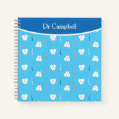 Cahier Bleu Dentiste Dent Souriante (Devant)