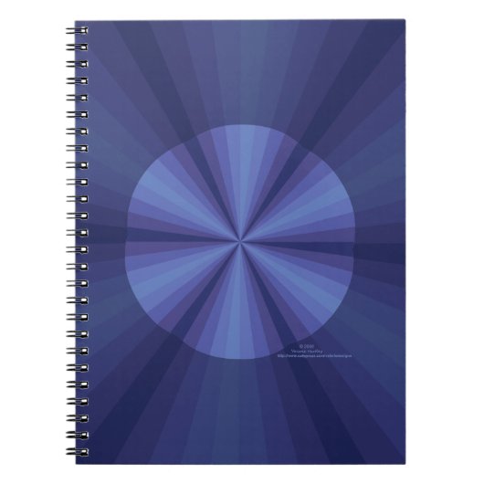 Cahier Bleu Illusion d'Optique (Devant)