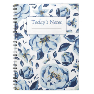Cahier Blue Blossom