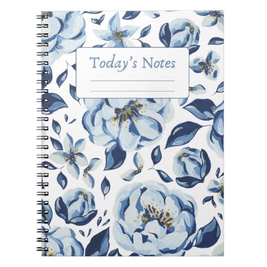 Cahier Blue Blossom (Devant)