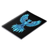 Cahier Blue Phoenix Rising - Journal d'art fantast (Côté gauche)