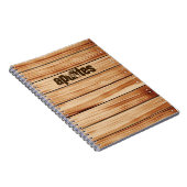 Cahier bois avec portail personalizable (Côté Droit)