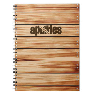 Cahier bois avec portail personalizable