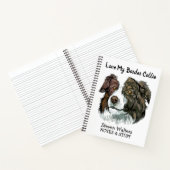 Cahier Border Collie retour à l'école (Intérieur)