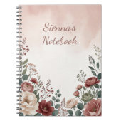 Cahier Botanique Floral Maison de Campagne (Devant)