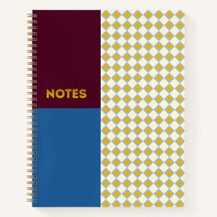 Cahier Bourguignon Marine Soleil Diamant - S