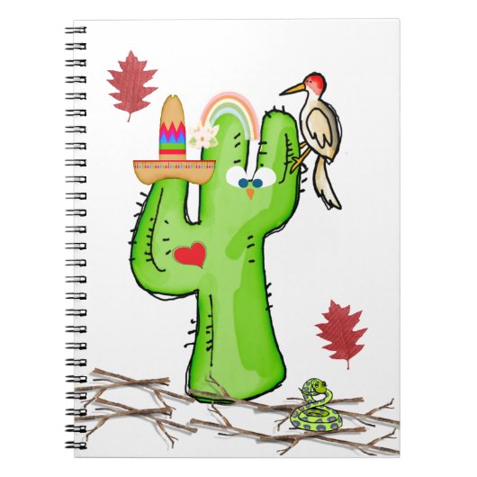 Cahier Cactus Oiseau (Devant)