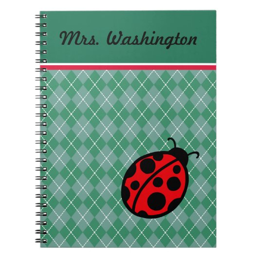 Cahier Cadeau coccinelle (Devant)