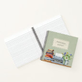 Cahier cadeau d'anniversaire de bibliothèque de li (Intérieur)